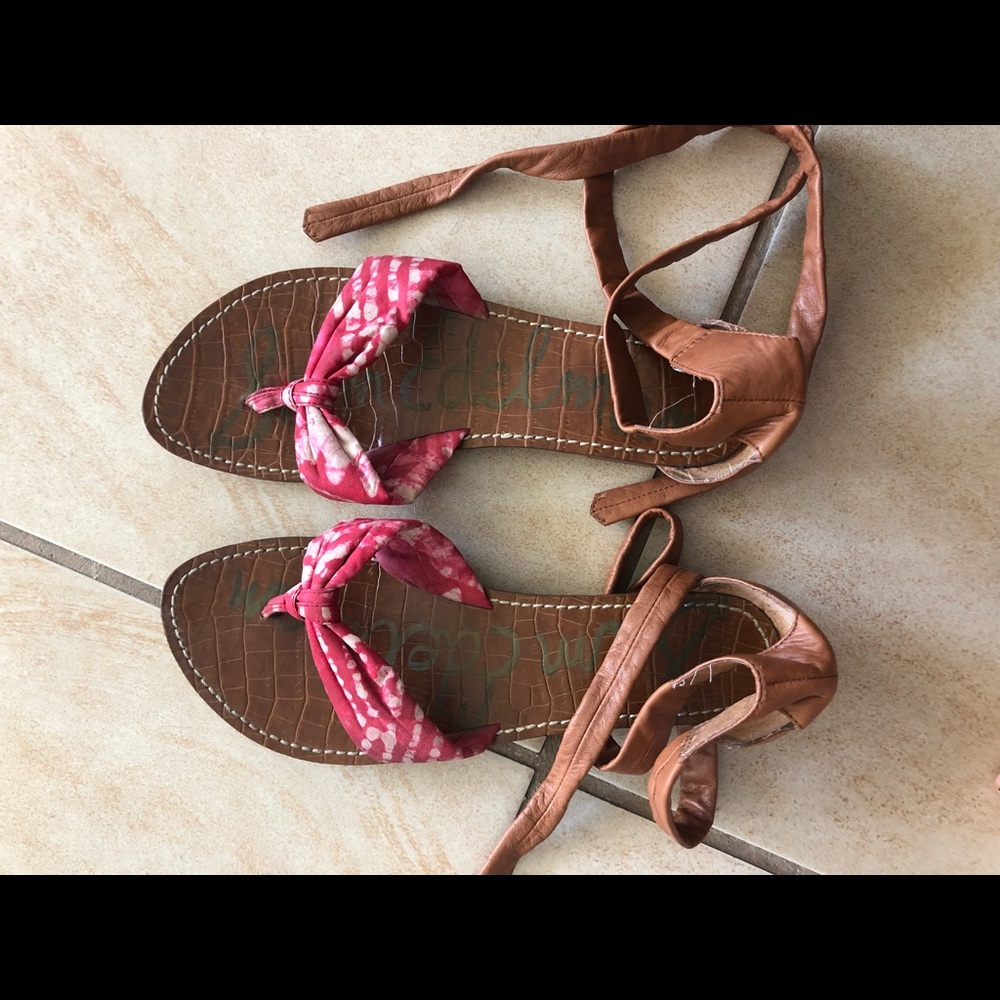 Sam Edelman sandals with tie!!